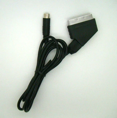 6ft RGB Scart AV Cable Lead for Sega Saturn Games Console - Stereo Sound - Image 1 of 3
