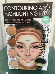Bellapierre Cosmetics Contouring & Highlighting 5 Piece Kit all-natural Miner - Picture 1 of 4