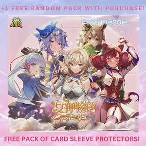 Goddess Story NS-2M08 30 Paquetes Caja de Refuerzo 180 Tarjetas Codificantes Waifu Anime CCG Nuevo - Imagen 1 de 12