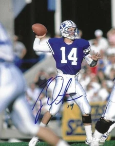 Autographed 8x10 TY DETMER BYU Cougars photo w/COA - Picture 1 of 1