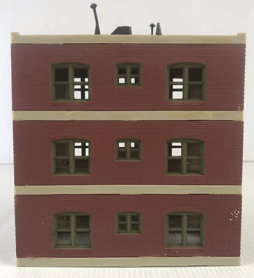 Vintage Locomotive Train Railway 3 Story Toy Building - Image 1 of 4