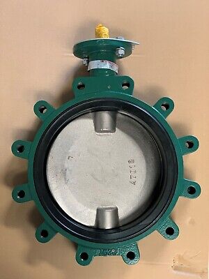 12  Lug Butterfly Valve, Ductile Iron Disc, Buna Seat 200 PSI W/ Handle (NEW) • 168.74$