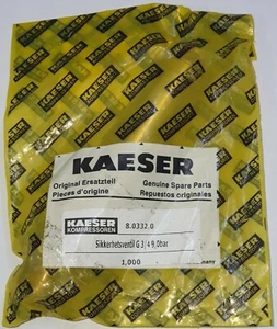 KAESER KOMPRESSOREN GENUINE SPARE PARTS SAFETY VALVE 8.0332.0 G 3/4 9,0bar - Picture 1 of 8