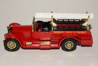 MATCHBOX MODELS OF YESTERYEAR #Y-6 ROLLS ROYCE FIRE TRUCK, (BOROUGH GREEN) BOXED - Image 1 of 4