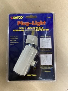 Satco Plastic Medium Base Socket Adapter - Picture 1 of 3
