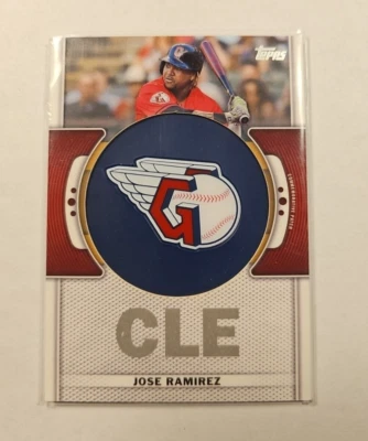 2023 Topps Series 1 Jose Ramirez Team Patch Relic Card TLP-JRA - Image 1 of 2