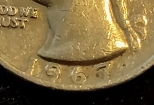19672 NO MINTMARK ERROR QUARTER LOOKS LIKE,19672 RARE VERY RARE ERROR COIN - Picture 1 of 4