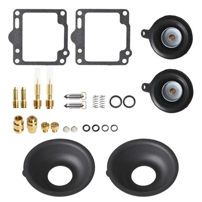 For 1988-1997 Yamaha XV750 Virago XV 750 Carburetor Repair Kit Diaphragm Vacuum - Image 1 of 4