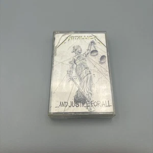 Metallica ...And Justice for All Electra Asylum 1988 Cassette Tape - Picture 1 of 4