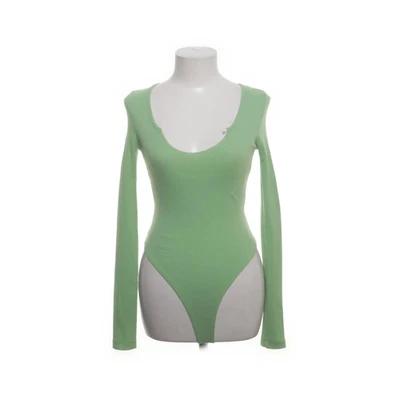 Boohoo, Body, Größe: 36, Grün, Baumwolle/Elasthan/Polyester, Einfarbig #DrG - Bild 1 von 4