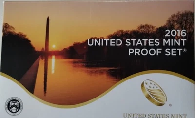 2016 S UNITED STATES MINT PROOF SET UNCIRCULATED 13 COINS W / OPG COA - Image 1 of 4