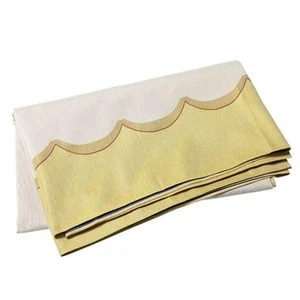 Tavola Scalloped Tablecloth Stylish Polyester Rectangular Dining Table Cover ... - Picture 1 of 1