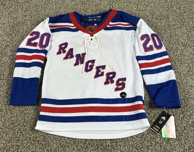Camiseta Adidas New York Rangers #20 Chris Kreider Talla Juvenil XL Con Correa de Lucha Nueva Con Etiquetas Foto 1 de 4