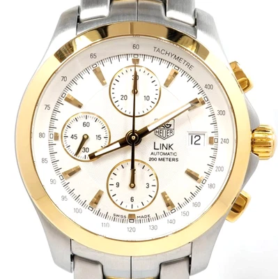TAG Heuer Calibre 16 Chronorgraph Mens Watch in Exc Cond. Link Model CJF2150 18k - Image 1 of 4