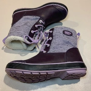 Keen Purple Boots Big Kid Size 5 Europe Size 37 [O2] - Picture 1 of 5