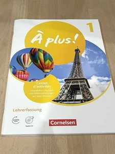A Plus 1 Carnet d’ activites Arbeitsheft Ausgabe 2020 Lehrerfassung Lösungen - Bild 1 von 1