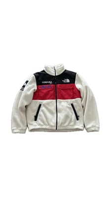Supreme The North Face Expedition Fleece Cordura White Red Large - Image 1 of 4