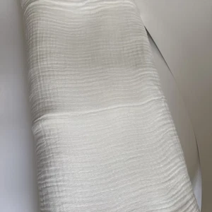 West Elm Dreamy Gauze Cotton Blanket Light White - Picture 1 of 5