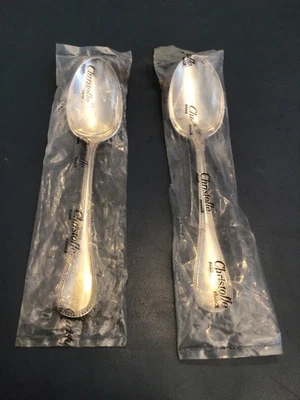 Christofle Malmaison soup/serving spoons - Image 1 of 4