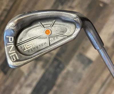 Ping ISI Karsten Single 3 Hierro Punto Naranja Cushin Z-Z65 Eje de Acero Empuñadura de Ping Derecha Foto 1 de 4