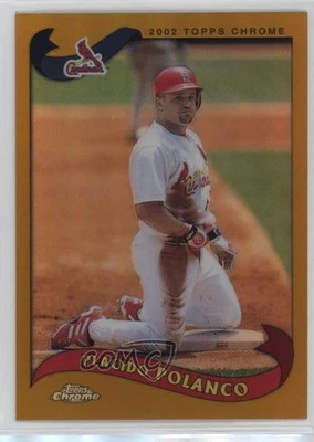 2002 Topps Chrome Gold Refractor Placido Polanco #268 - Image 1 of 2