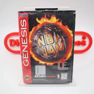 Sega Genesis NBA JAM T.E. EDICIÓN TORNEO TE - NUEVO Precintado + Costura Superpuesta en V! Foto 1 de 4