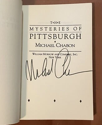 LOS MISTERIOS DE PITTSBURGH Michael Chabon Debut Novela FIRMADA 1ª/1ª (ARC) PB Foto 1 de 4