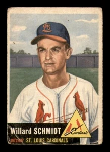 1953 Topps Set Break #168 Willard Schmidt GD *OBGcards* - Picture 1 of 2