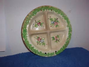 VINTAGE" HAND PAINTED FLOWERS DESIGN " 7.5" COLLECTOR PLATE made in BAVARA - Bild 1 von 6