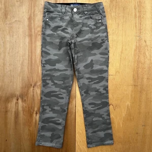 DEMOCRACY AB SOLUTION CAMOUFLAGE JEANS WOMEN’S sz 8 Mid Rise STRETCH - Picture 1 of 12