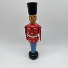 Vintage Wooden Stacking Toy Soldier 8.5" Tall Made In Denmark  Christmas