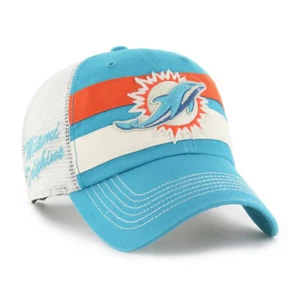 47 Brand Men's Miami Dolphins Clubhouse Boon Cleanup Adjustable hat - Picture 1 of 2