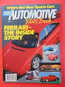 AUTOMOTIVE YEAR BOOK 1990 Motor Trend