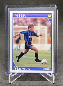 LOTHAR MATTHAUS 1991-92 Italian Score Soccer Card INTER MILAN #130 PSA - Picture 1 of 2