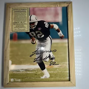 James Jett Oakland Raiders Signed 8x10 Glossy Photo Authenticated Autograph Auto - Picture 1 of 4