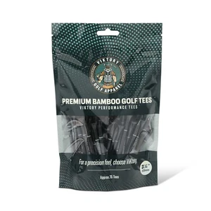 Premium Performance Golf Tees - 3-1/4" (83mm) - 75 Pack - Resealable Bag - Picture 1 of 11