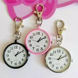Nurse Watch for Men Women Doctor Pocket Watches Luminous Pointer Fob Keychain - Picture 1 of 29