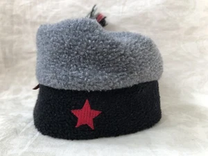 American Girl Doll School Varsity Winter Hat Gray Black Red Star - Picture 1 of 5