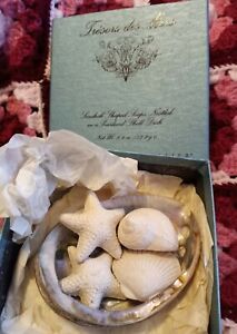 Gianna Rose Atelier Seashell Soaps in a Pearlized Shell Dish French Milled Soap