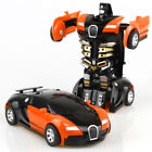 Duży jednokluczowy deformacyjny samochód zabawka automatyczna transformacja robot plastik śmieszny prezent dziecko