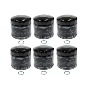 2013-2016 Subaru Oil Filter w/ Gasket SET OF 6 BRZ Scion FR-S OEM NEW 15208AA130 - Picture 1 of 1