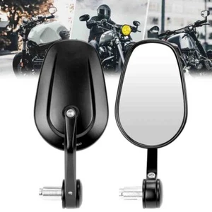 2Pcs Universal Bicycle Rear View Bike Handlebar Cycling Mirror Rearview Mirror - Picture 1 of 11
