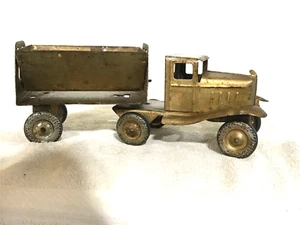 1920'S PRESSED STEEL TOY GIRARD BALLOON ANTIQUE TRUCK - Picture 1 of 12