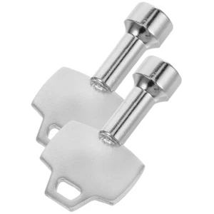 2 Pcs Aufhänger Outdoor-Mülleimerschlüssel Stück Dreiecksschlüssel - Bild 1 von 12