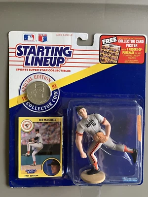 1991 Starting Lineup SLU Ben McDonald Baltimore Orioles MLB. NIB w/Card & Coin - Image 1 of 2