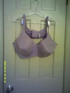 Ladies Leading Lady Bra,, Size 50C. Lavender Color.Underwire, Paded Cups. - Picture 1 of 3
