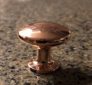 CABINET KNOBS DOOR HANDLES KITCHEN CUPBOARD DRAWER PULLS COPPER FINISH - Picture 1 of 3