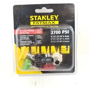 Puntas de pulverización para lavadora a presión Stanley Fatmax 3700 PSI... Nuevas - Imagen 1 de 9