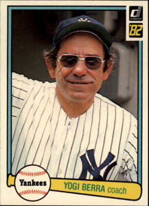 1982 Donruss New York Yankees Baseball Card #387 Yogi Berra CO