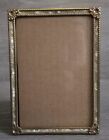 Vintage Gold Tone 5x7 Embossed With Pearl Red Velvt Back